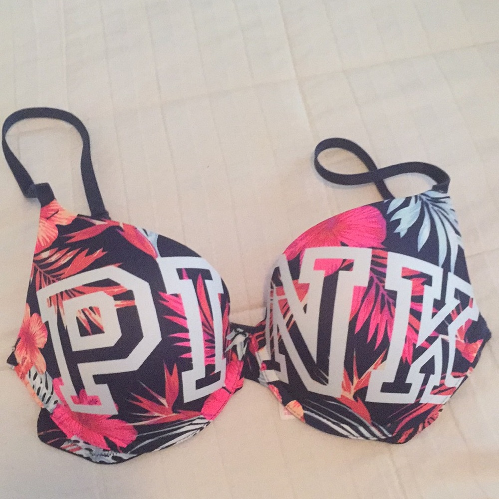 Pink Victoria Secret bra.